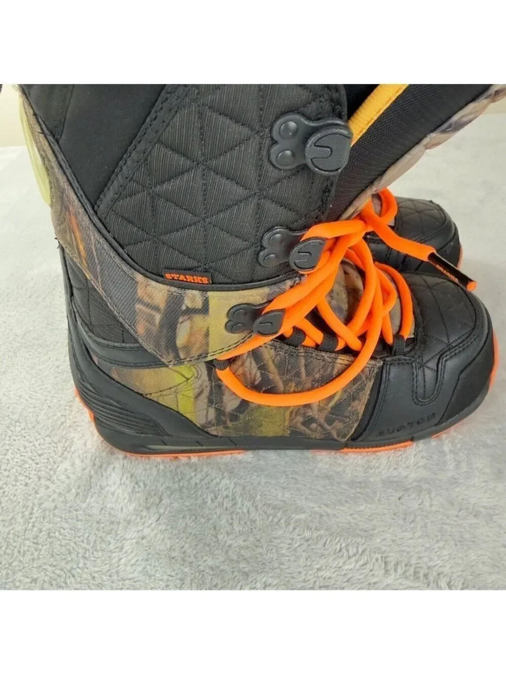 Burton Men's Size 9.5 US/8.5 UK/42.5 EU Hail Starks Snowboard Boots Tree Camo